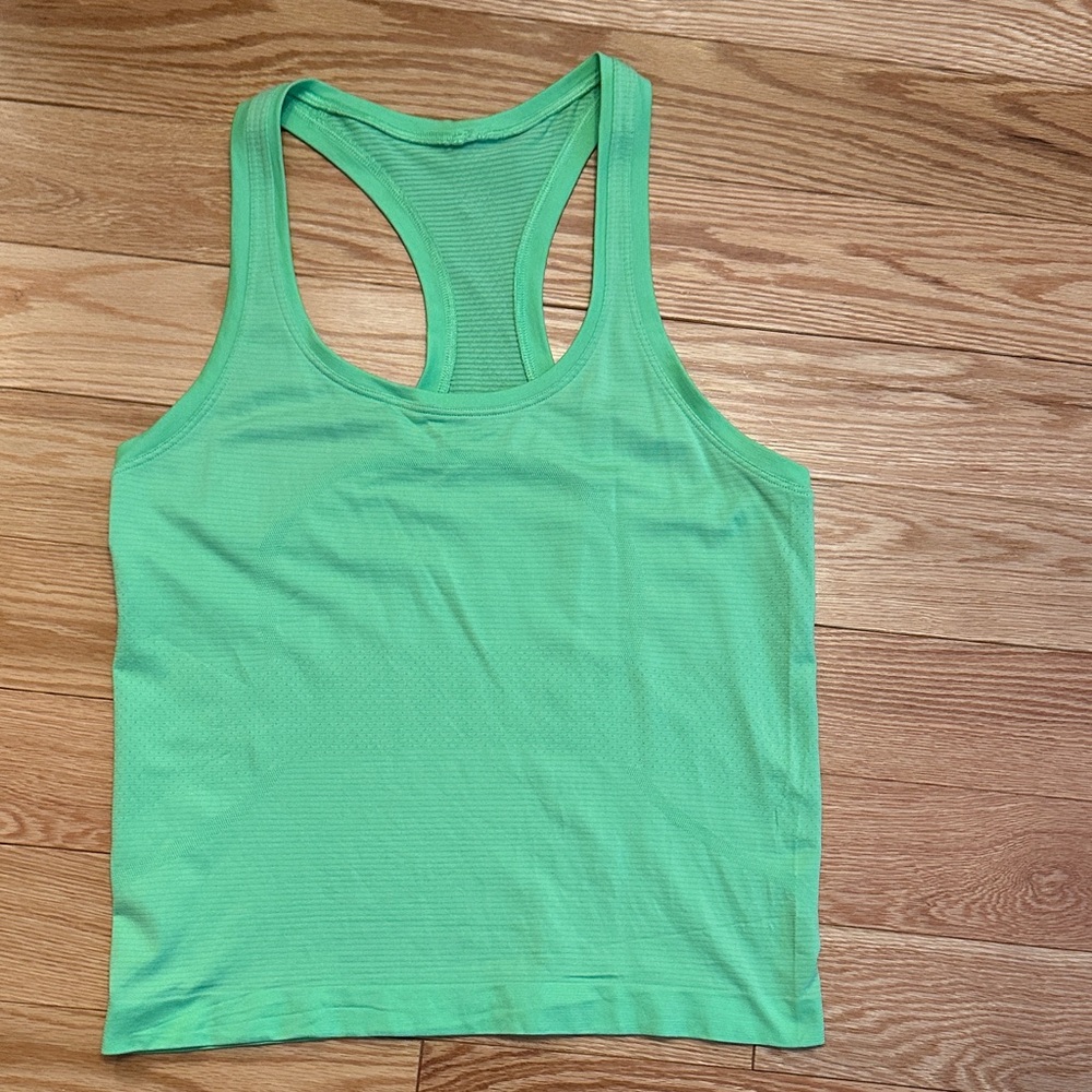 Lululemon Green Racerback Tank Top